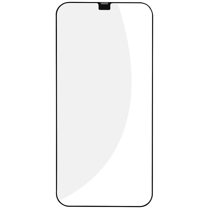 Avizar Verre Trempé pour iPhone 12 Biseauté 5D Surface Full Glue + Applicateur Noir