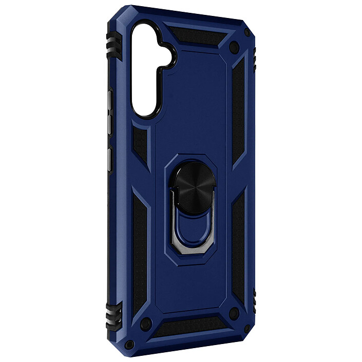 Avizar Coque pour Samsung A34 5G antichoc hybride bague support magnétique Bleu