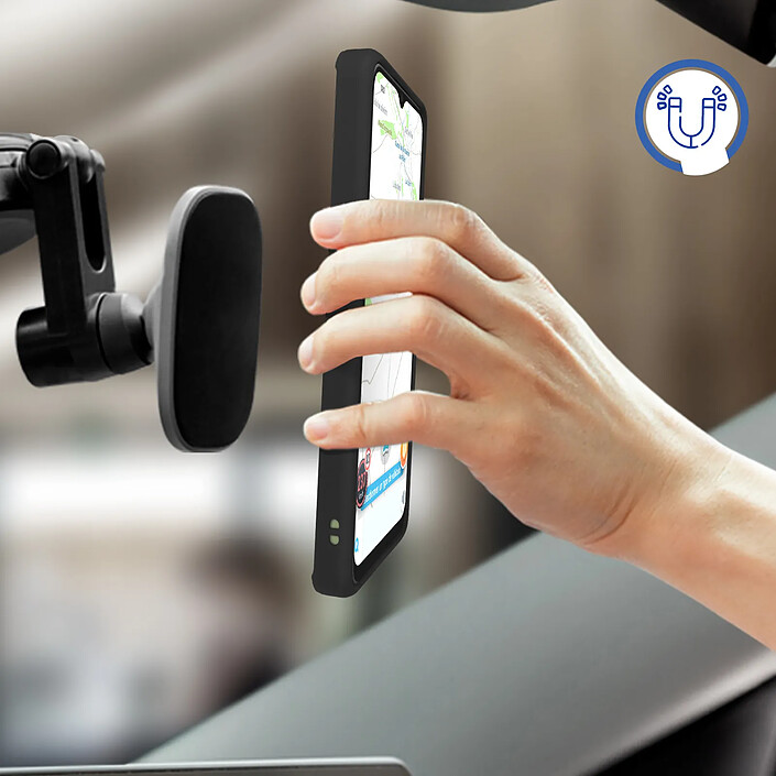 Acheter Avizar Coque pour Galaxy A34 5G Antichoc avec Anneau Magnétique Rotatif Noir