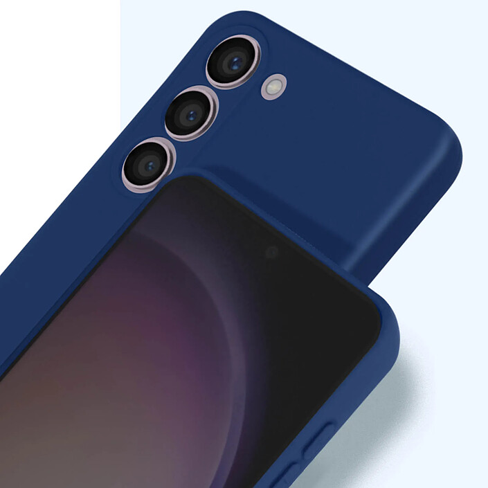 Avis Roar Coque pour Samsung S23 Silicone Souple Finition mate  Colorful Jelly Bleu nuit