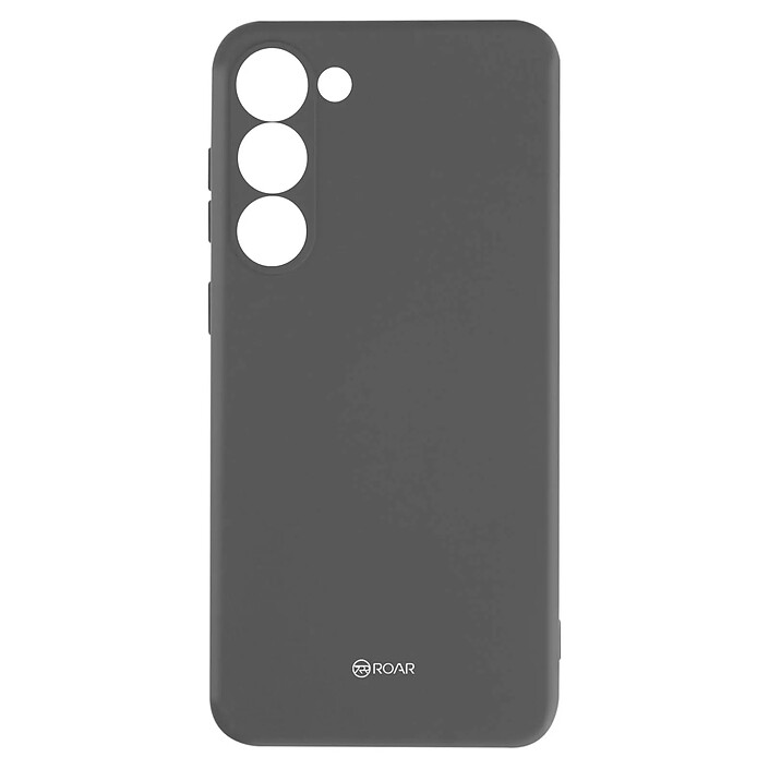Roar Coque pour Samsung S23 Plus Silicone Souple Finition mate  Colorful Jelly Gris foncé
