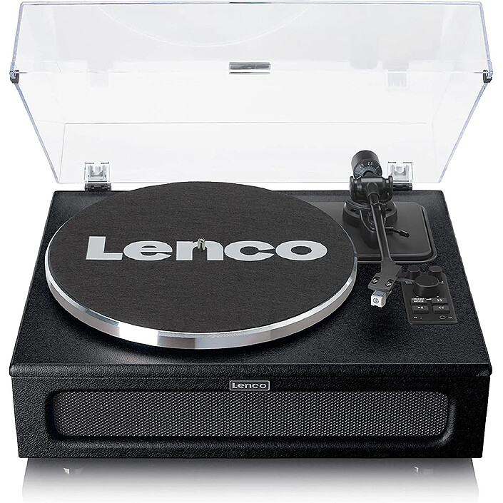 LENCO LS-430BK Platine Vinyle - Bluetooth, 4 haut-parleurs intégrés - Noire