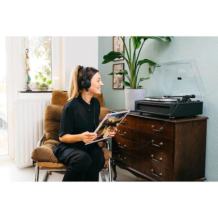 Acheter LENCO LS-430BK Platine Vinyle - Bluetooth, 4 haut-parleurs intégrés - Noire
