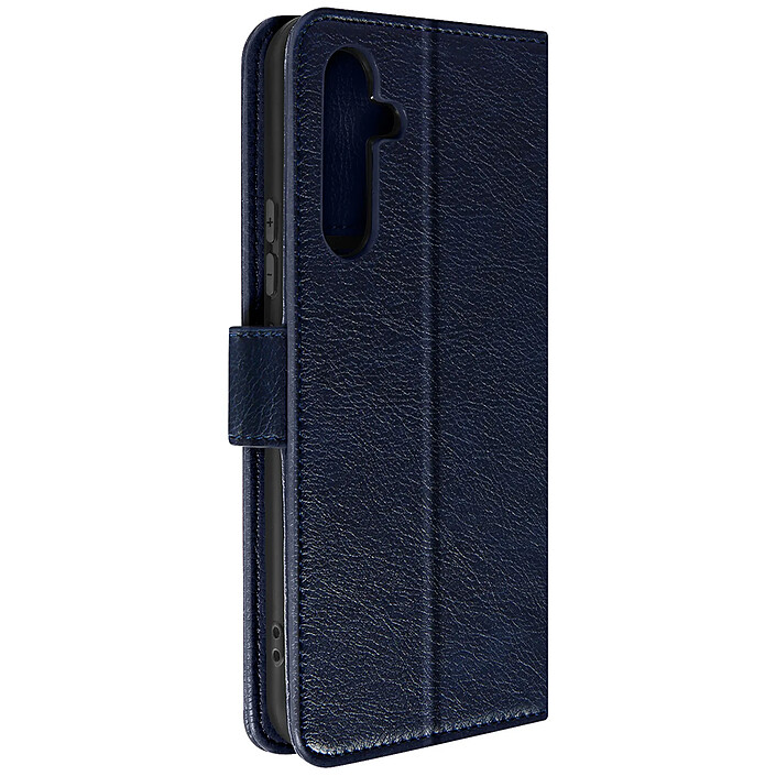 Avizar Étui pour Samsung Galaxy A54 5G Clapet Porte-carte Fonction Support Bleu Nuit