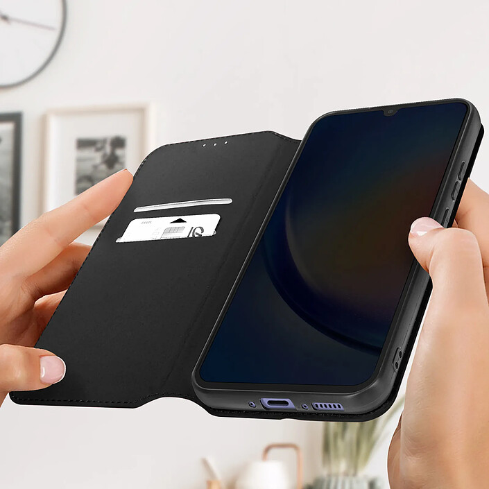 Avis Avizar Étui pour Samsung Galaxy A34 5G Clapet Magnétique Porte-carte Support vidéo Noir