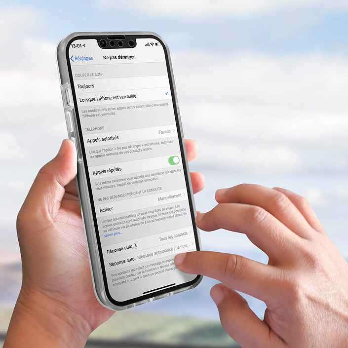 Acheter Avizar Coque Intégrale pour iPhone 13 Pro Max Arrière Rigide Avant Souple Transparent