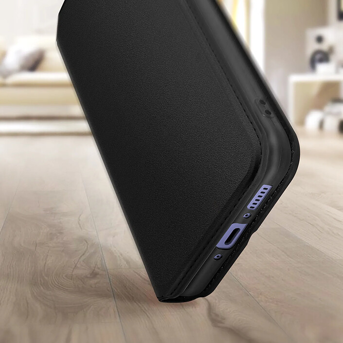 Avizar Étui pour Samsung Galaxy A34 5G Clapet Magnétique Porte-carte Support vidéo Noir pas cher