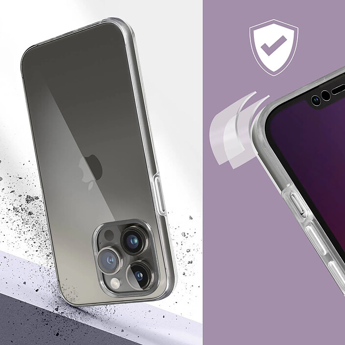 Avis Avizar Coque Intégrale pour iPhone 13 Pro Protection Avant Souple et Dos Rigide Transparent