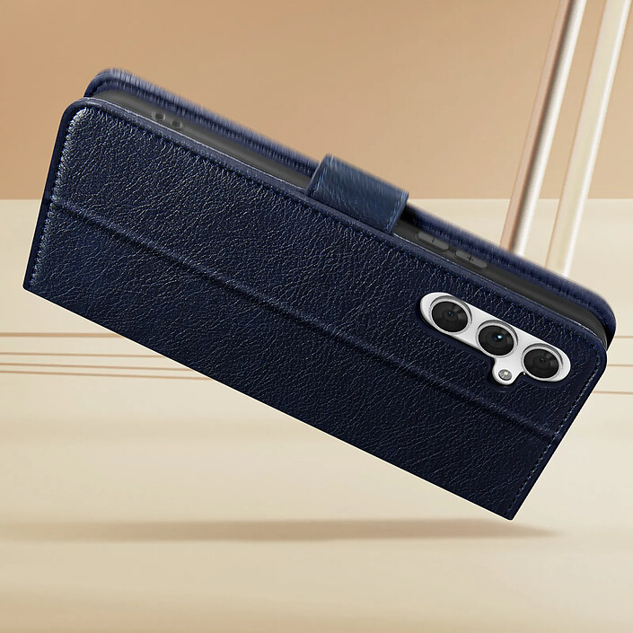 Avizar Étui pour Samsung Galaxy A54 5G Clapet Porte-carte Fonction Support Bleu Nuit pas cher