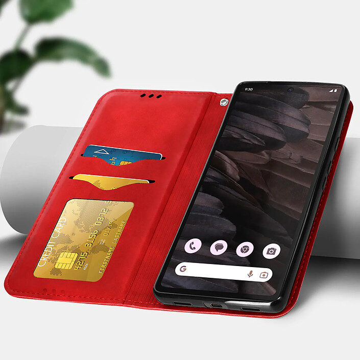 Avis Avizar Étui Portefeuille pour Google Pixel 7a Porte-cartes Soft-touch