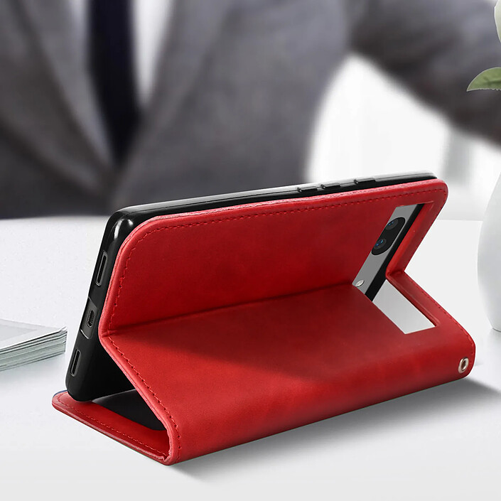 Avizar Étui Portefeuille pour Google Pixel 7a Porte-cartes Soft-touch pas cher