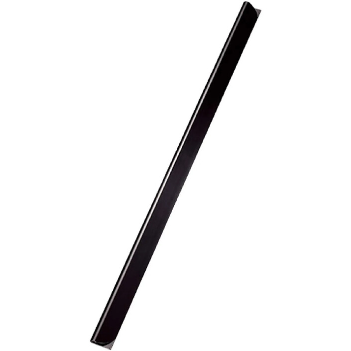 LEITZ Lot de 25 baguettes de reliure 9mm pour max 90 pages Noir