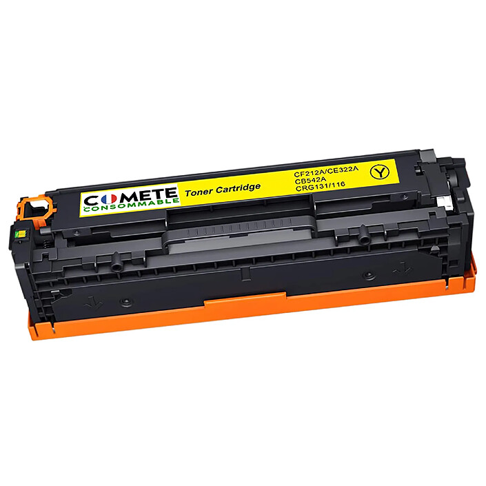 COMETE - 131X - 1 Toner compatible pour HP 131X - 1 Jaune - Marque Française