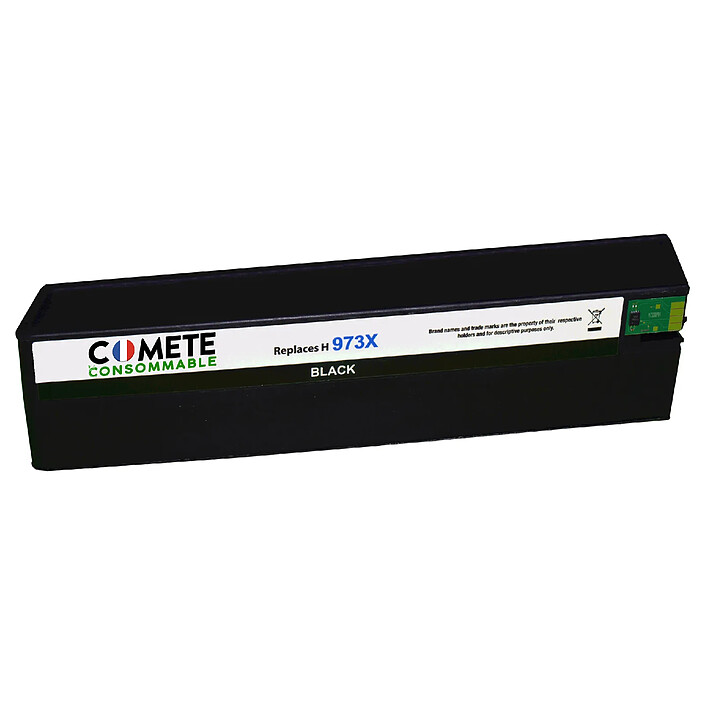 COMETE - 973X - 1 Cartouche compatible pour HP 973X - 1 Noir - Marque Française