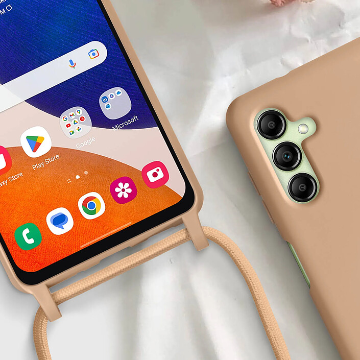 Avizar Coque Cordon pour Samsung Galaxy A14 5G et 4G Lanière Tour du Cou 80cm pas cher