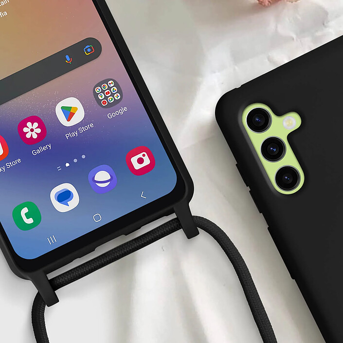 Avizar Coque Cordon pour Samsung Galaxy A34 5G Lanière Tour du Cou 80cm pas cher