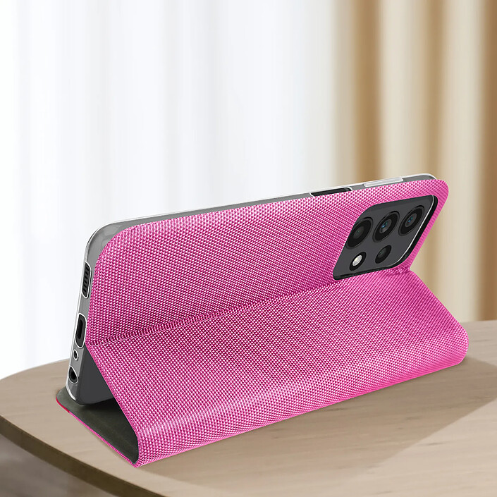 Avis Avizar Étui pour Samsung A23 5G et M23 5G en Tissu Porte-carte Série Sensitive Rose