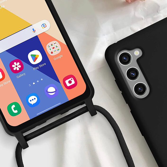 Avizar Coque Cordon pour Samsung Galaxy S23 Plus Lanière Tour du Cou 80cm pas cher