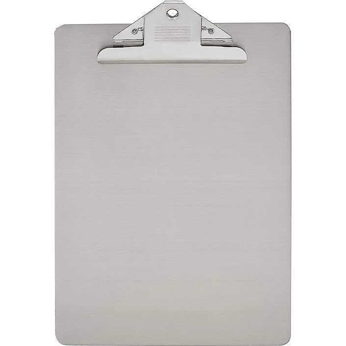 MAUL Porte-bloc MAULsteel, acier inoxydable, A4, argent