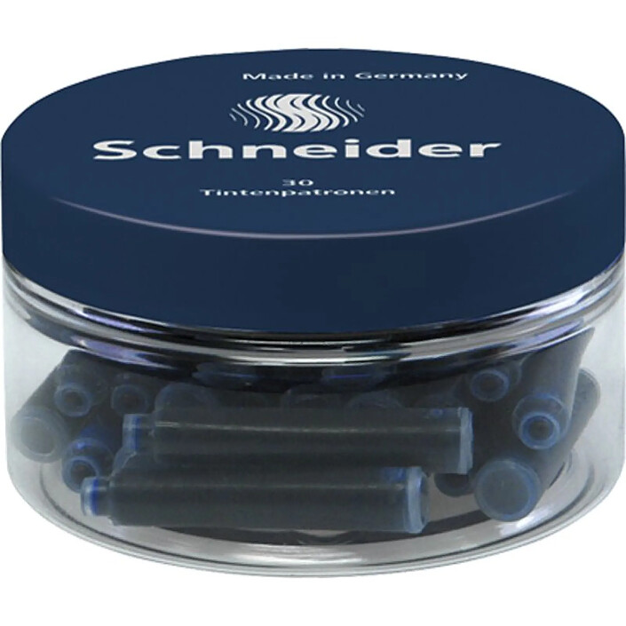SCHNEIDER Cartouche d'encre Bleu minuit Pot 30 x 10