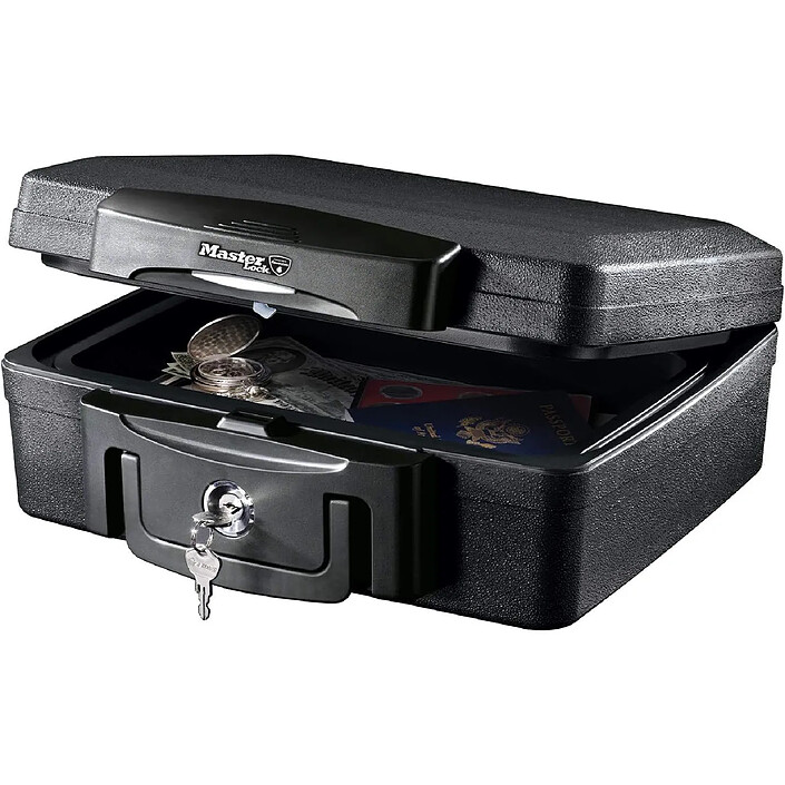 MASTER LOCK malette de sécurité / coffre fort - anti feu et étanche - format s - 4,9l H0100EURHRO