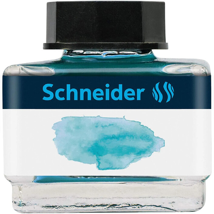 SCHNEIDER Encre liquide Bermuda Blue Verre de 15 ml
