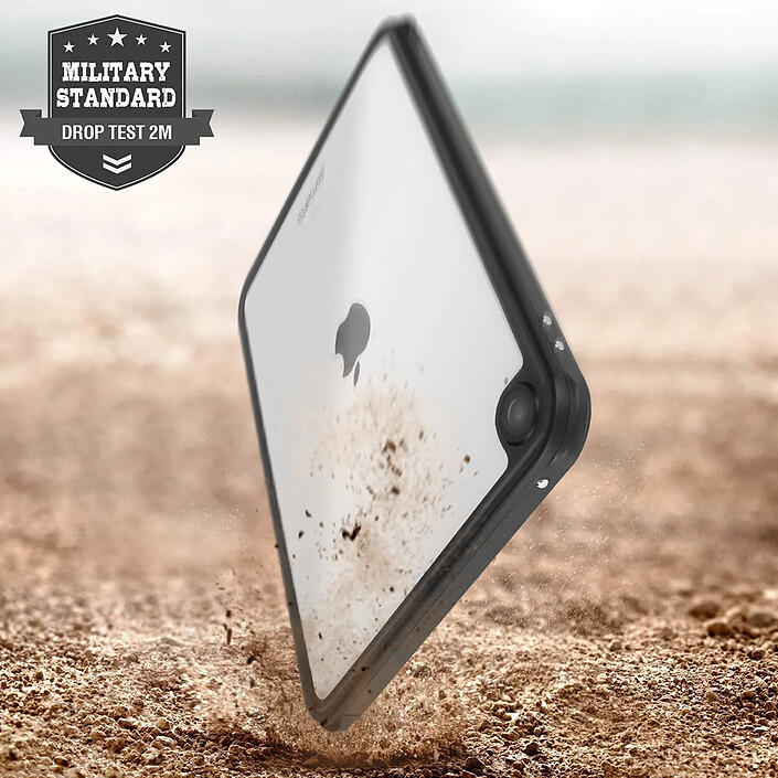 4smarts Coque intégrale pour iPad A16 / 10.9 2022 Étanche 2m Antichoc 4Smarts Active Pro Noir pas cher