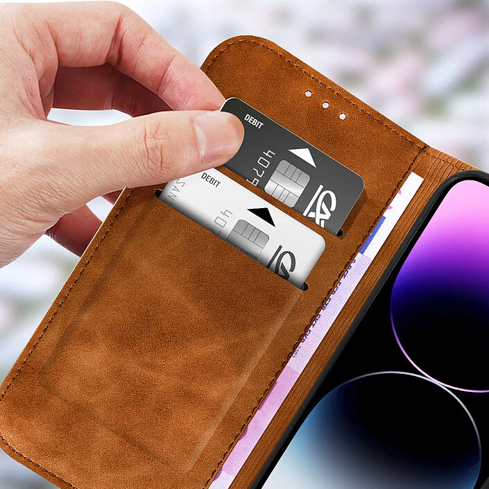 Avis Avizar Étui pour iPhone 14 Pro Max Clapet Portefeuille Support Vidéo Soft-touh