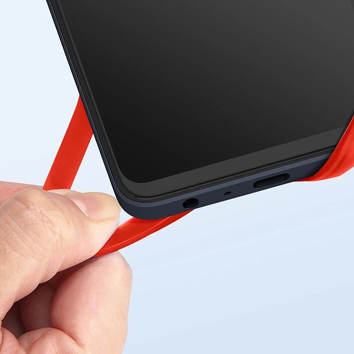 Avizar Coque Cordon Universelle pour Smartphone avec Porte-carte série NeckPouch pas cher