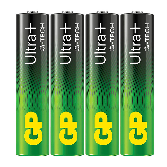 GP Batteries - Pack 4 piles GP ULTRA PLUS - 4 Piles AAA