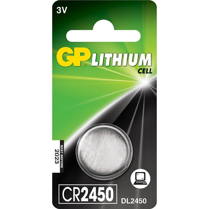 GP Batteries - Pile bouton - Lithium CR2450