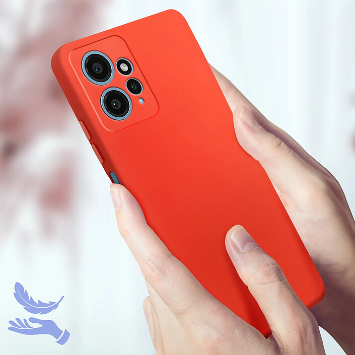 Acheter Avizar Coque pour Xiaomi Redmi Note 12 4G Semi-rigide Soft-touch Fast Cover Rouge