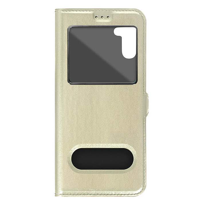 Avizar Étui Folio pour Galaxy A34 5G Double Fenêtre avec Fonction Support