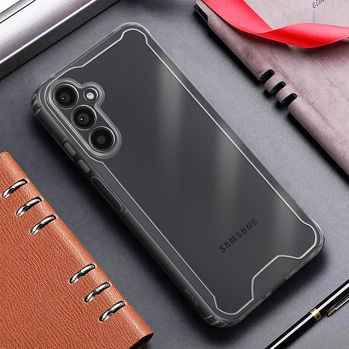 Avis Avizar Coque en Silicone Rigide pour Samsung Galaxy A14 4G / 5G Coins Renforcés Transparent