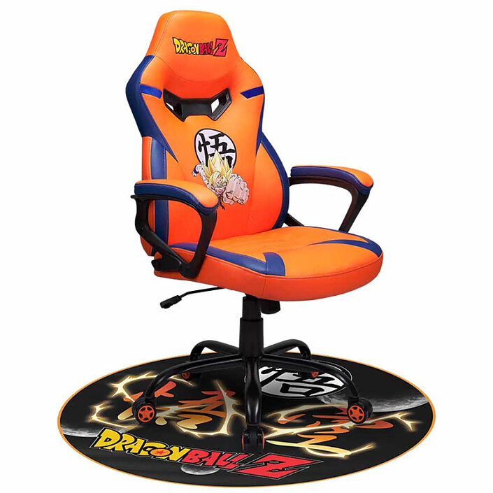 DBZ - Dragon Ball Z - Chaise gaming junior - Orange et bleu pas cher