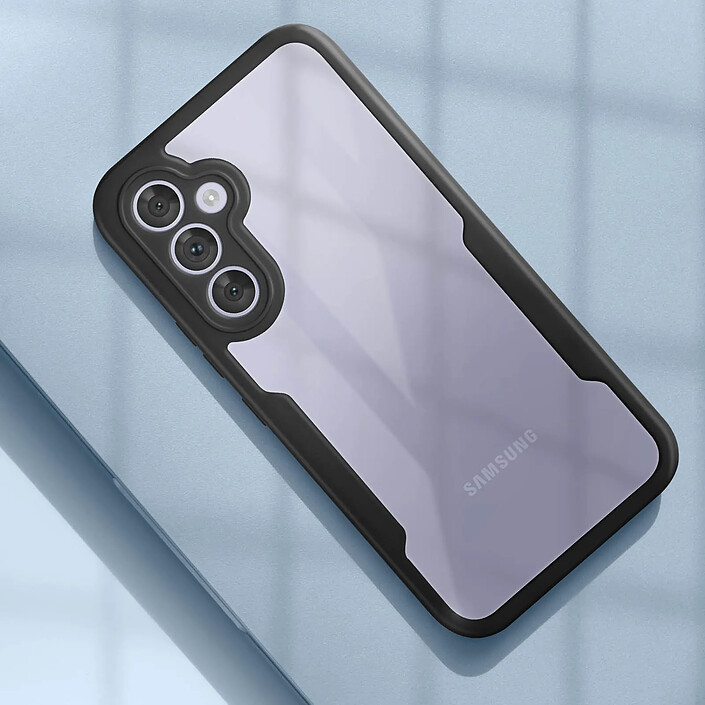 Avis Avizar Coque 360° pour Galaxy A34 5G Dos Rigide Protection Écran Souple Contour Noir
