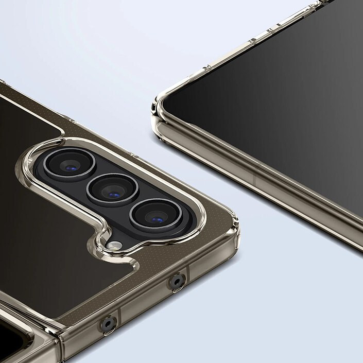 Acheter Avizar Coque pour Samsung Z Fold 5 Souple Antichoc série April Case Contour Gris