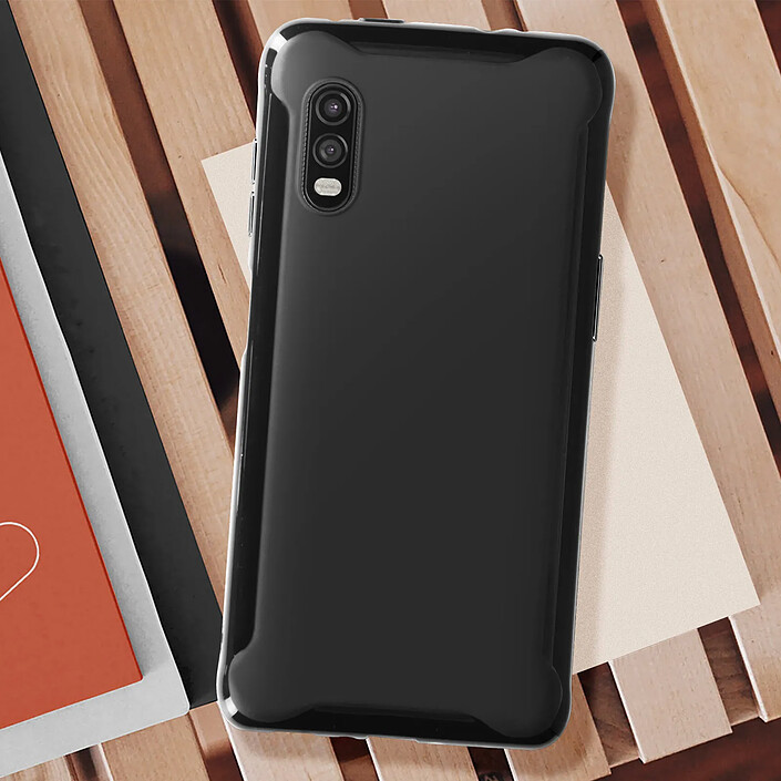 Acheter Avizar Coque pour Samsung Galaxy Xcover Pro Silicone Flexible Fine Classic Case Noir