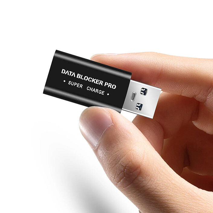 Acheter Avizar Bloqueur de Données USB, Data Blocker Super Charge Noir