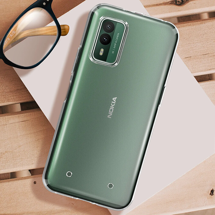 Avis Avizar Coque pour Nokia XR21 Silicone souple Classic Case Transparent