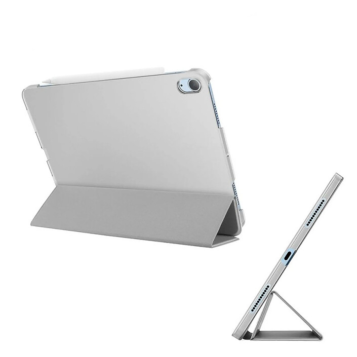 Avis Evetane Étui Smart Cover iPad Air 4 (2020) / iPad Air 5 (2022) Argent à Rabat avec Support