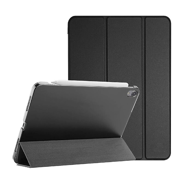 Evetane Étui Smart Cover iPad Air 10.9 pouces (2020/2022) / iPad Pro 11 pouces Noir à Rabat avec Support