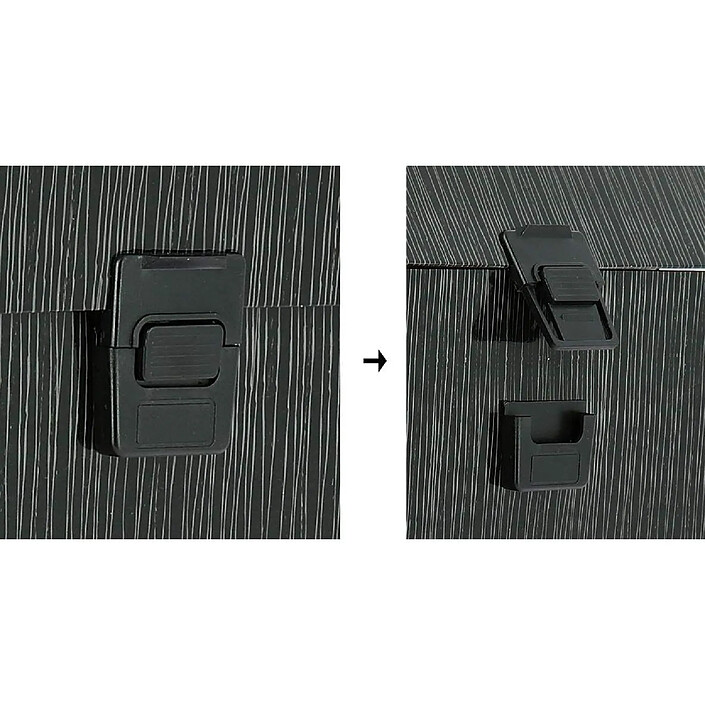 Acheter FAST Valisette Trieur Carton Pélliculé 16 compartiments Soufflets 11 cm Noir