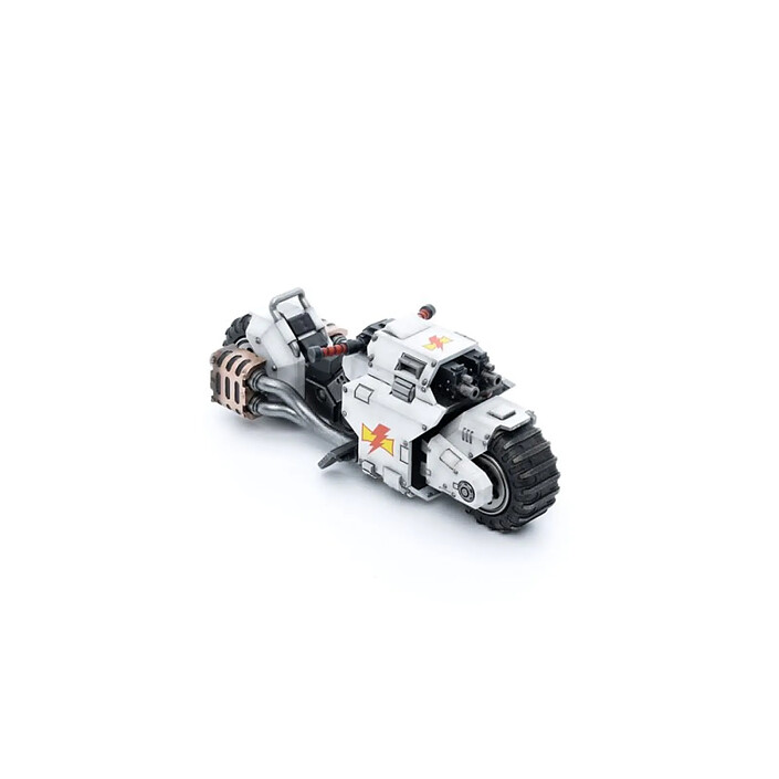 Acheter Warhammer 40k - Figurine 1/18 White Scars Raider-pattern Combat Bike 22 cm