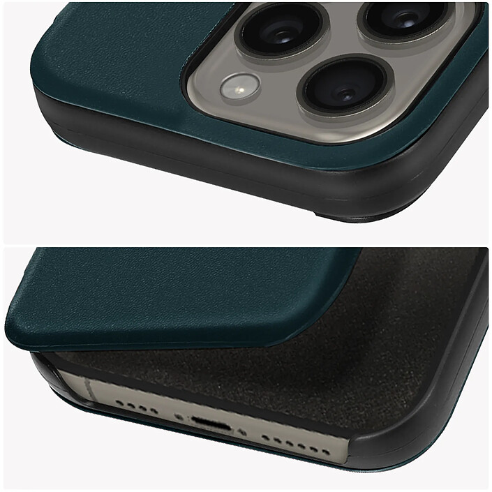 Avizar Étui Folio pour iPhone 15 Pro Max Clapet Support Vidéo pas cher