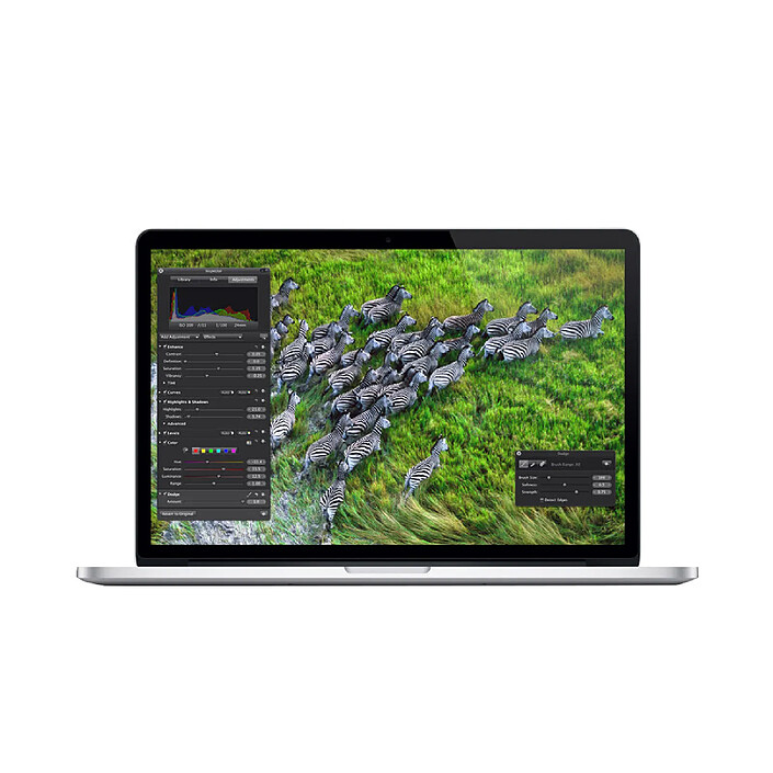 Apple MacBook Pro Retina 15 " - 2,6 Ghz - 16 Go - 128 Go SSD - Argent - NVIDIA GeForce GT 750M and Intel Iris Pro 5200 (2013) · Reconditionné