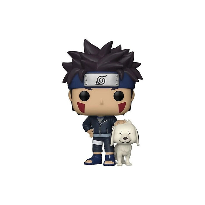 Naruto - Figurine POP! Kiba w/Akamaru 9 cm