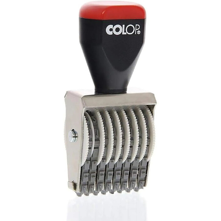 COLOP Numéroteur 8 Chiffres h 3 mm cage métal