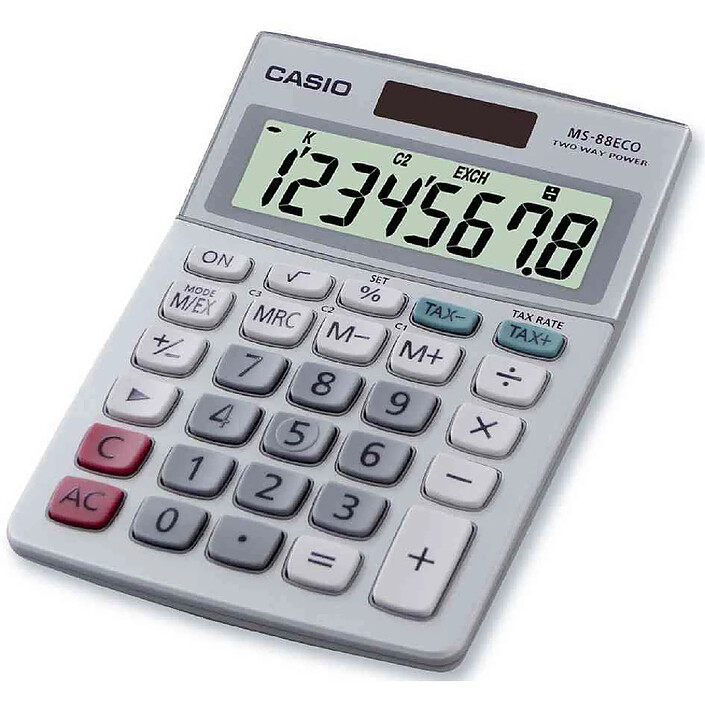 CASIO Calculatrice MS88 Eco