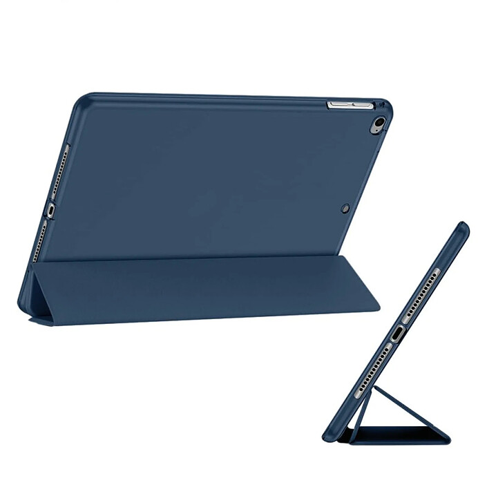 Avis Evetane Etui Smart Cover iPad 9.7 (2017/2018) / iPad Air (2013/2014) / iPad Pro 9.7 (2016) Bleu à rabat avec support